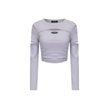 GIMING Crop Tops Women's Purple