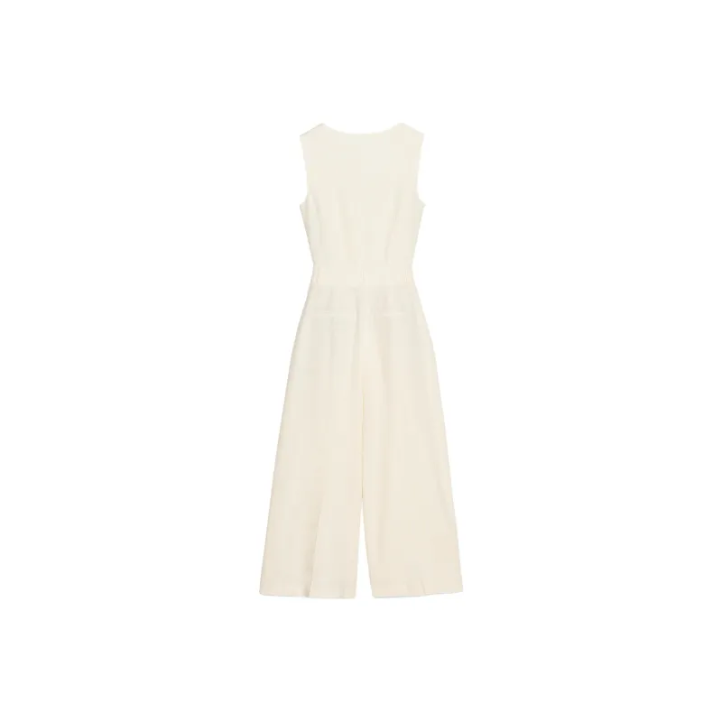 ZARA Jumpsuits Women's White-1