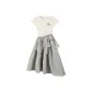 White Mock Two-Piece Dress