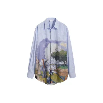 Desigual Shirts Men Blue Print