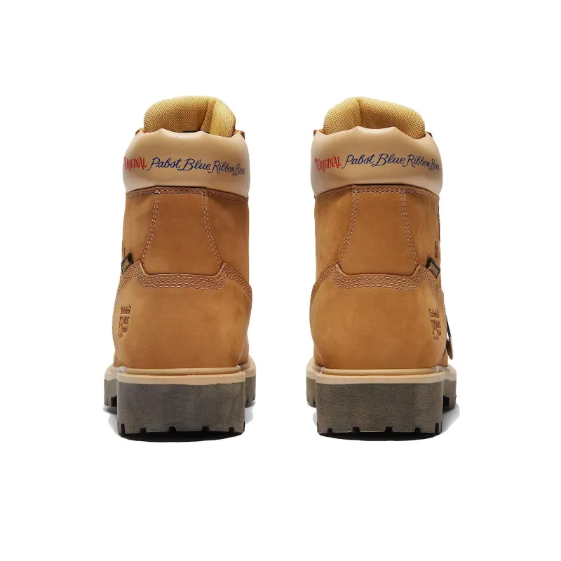 PABST BLUE RIBBON x Timberland PRO Abrasion Resistant Short Outdoor Boots Men's Brown-4
