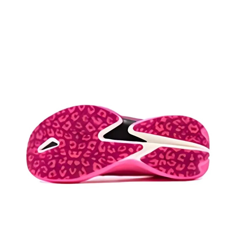 QIAODAN Anti Slip And Wear Resistant Support Low Top Casual Running Shoes Women's Pink White-2