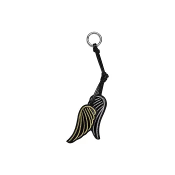 Zadig & Voltaire Cow Leather, Metal Keychains Women's Black