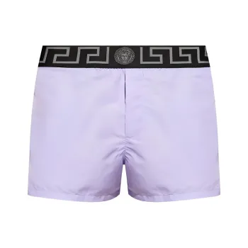 VERSACE Greca Border Elasticated Waistband Swim Shorts