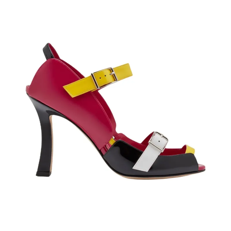 MANOLO BLAHNIK Funcas Slim Heel High Heels 10.5cm Women's Pink-1