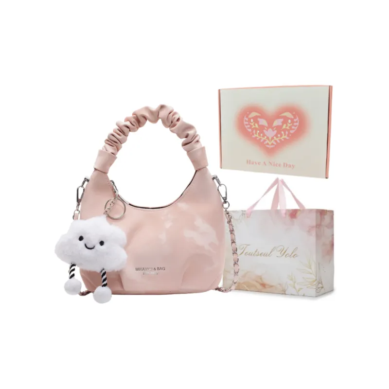 TOUTSEUL YOLO PU Handbag Women's Ecru/Black/Pink/Coffee-30