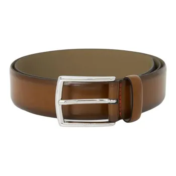 BOSS Linen Leather Belts Men's Brown  