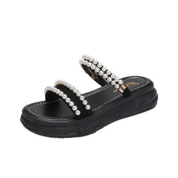 WUJI Slip Resistant Odor Resistant Slide Slippers Women's