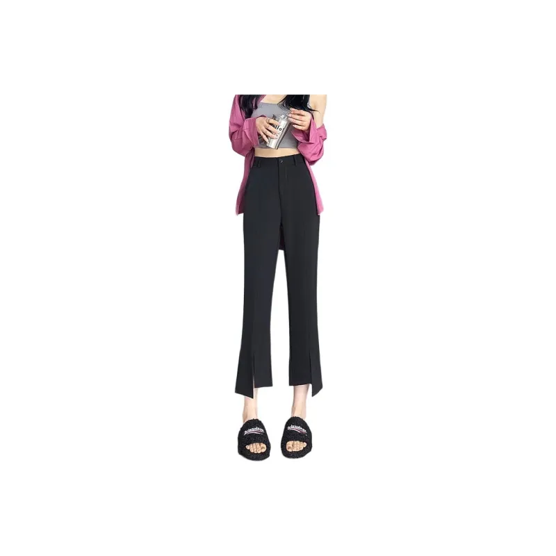 YEARNED Suit Trousers Women's Black-0