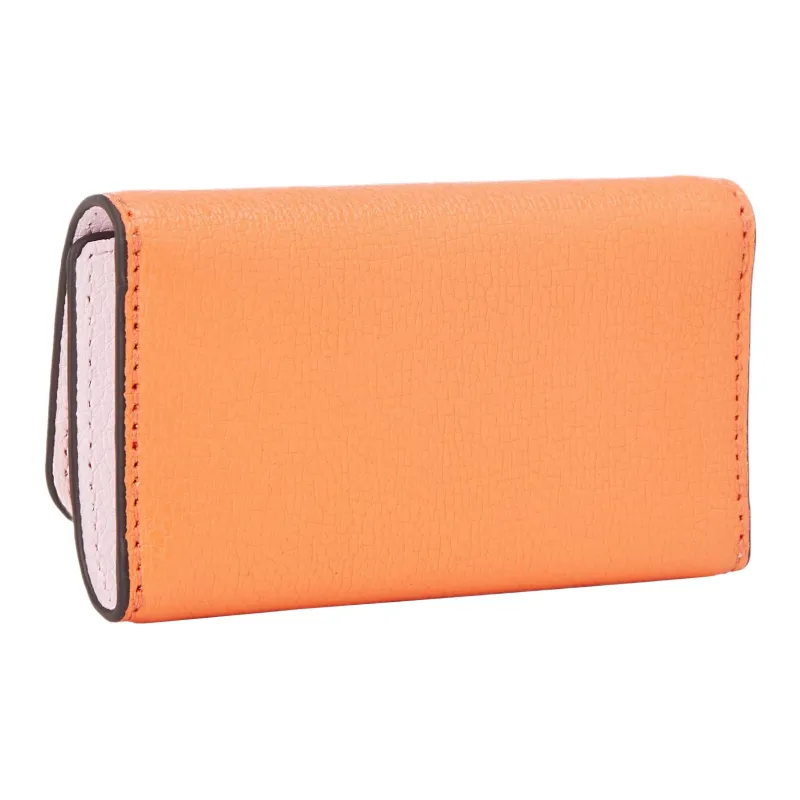 Furla Leather Wallet Key Pouch Women's Orange-1