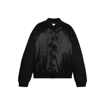 CELINE Boy Doll Teddy Jacket In Satin Finish Nylon