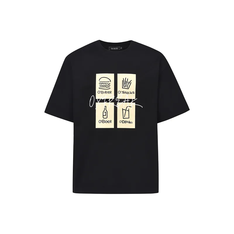 OX FREAK T Shirts Unisex Black-0