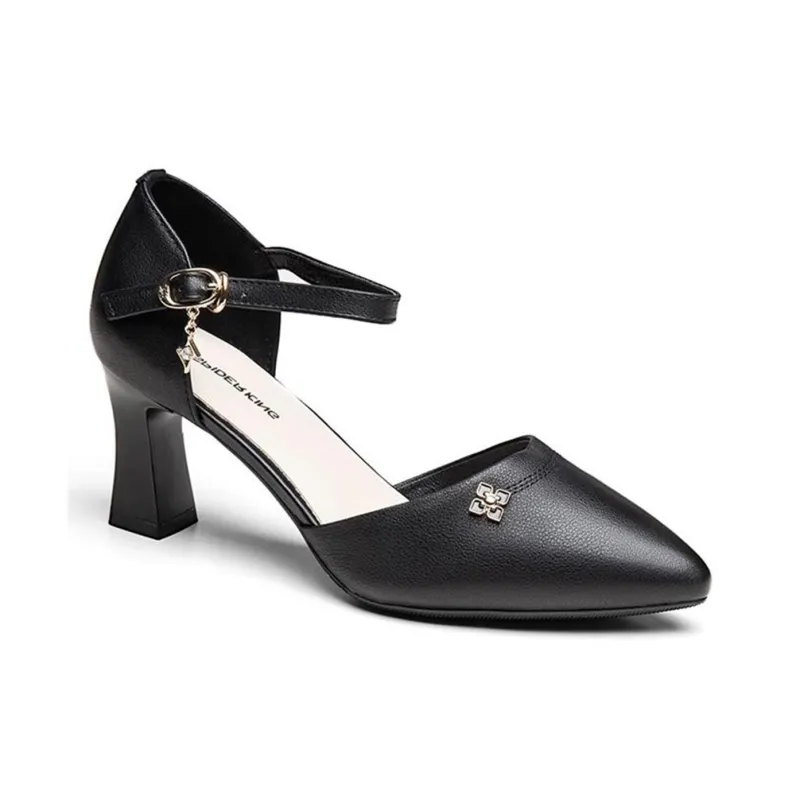 Spider King Block Heel High Heels Women's-9
