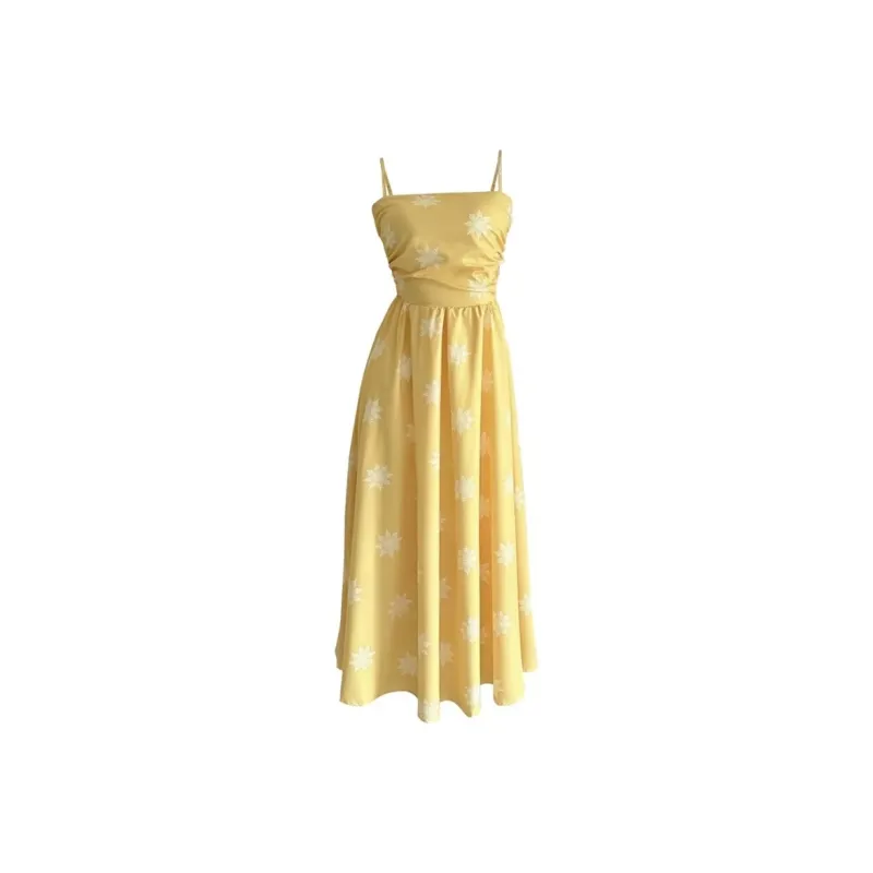 KYKW Slip Dresses Women's Yellow-0