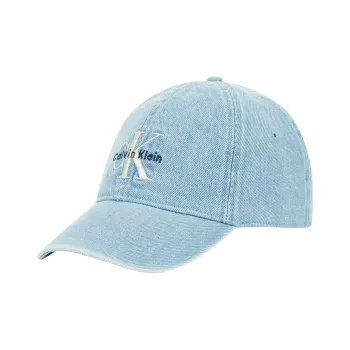 CALVIN KLEIN Baseball Caps Unisex Light Blue