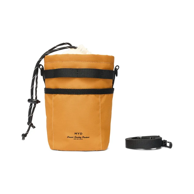 MYD Polyamide With Polyester Crossbody Bag Unisex Mango Yellow-1