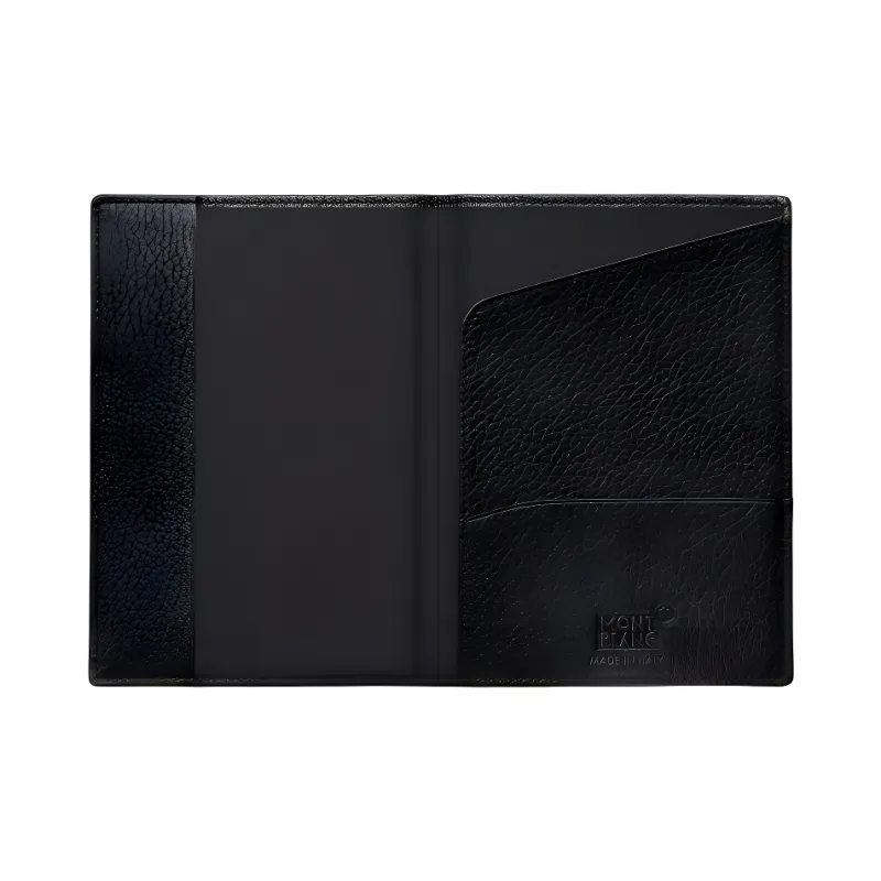 MONTBLANC Meisterstuck Leather Passport Clip Unisex Black-1