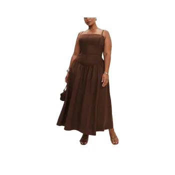 REFORMATION Katarin Linen Dress Es Slip Dress Women's
