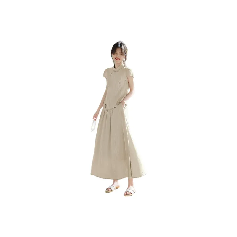 XWI Casual Suits Women's Beige Apricot-0
