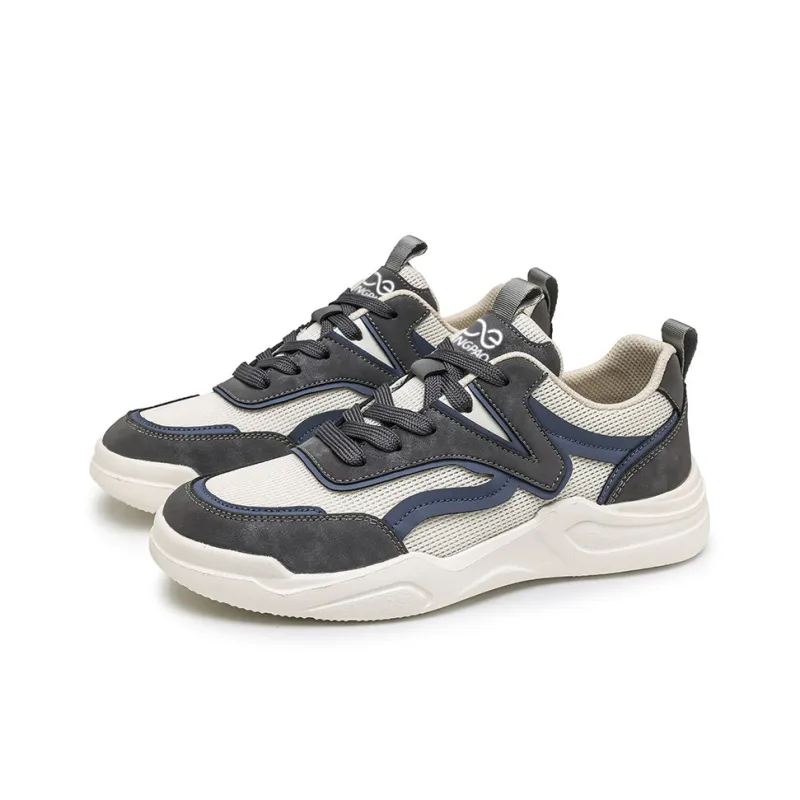 LINGPAO Shock Absorbers With Abrasion Resistant And Slip Resistant Properties Low Top Casual Shoes Men's-12