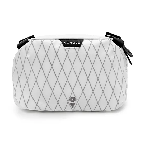 Venque Fabric One Shoulder Waterproof Crossbody Bag Medium Size Unisex White/Black/Olive Green/Mocha-3