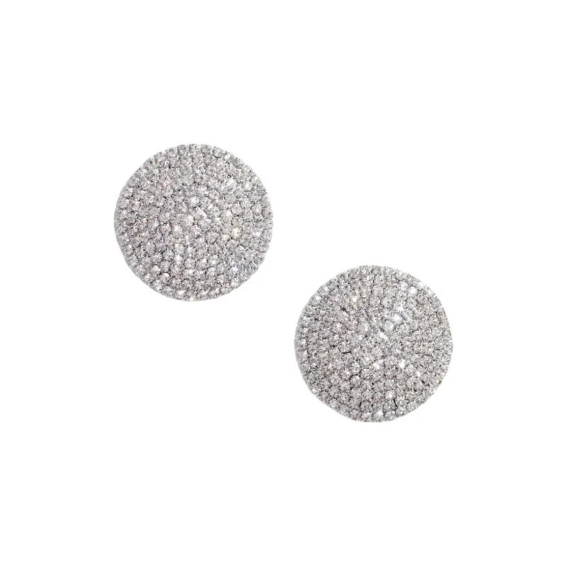 Self portrait Brass Earrings Unisex Silver-1