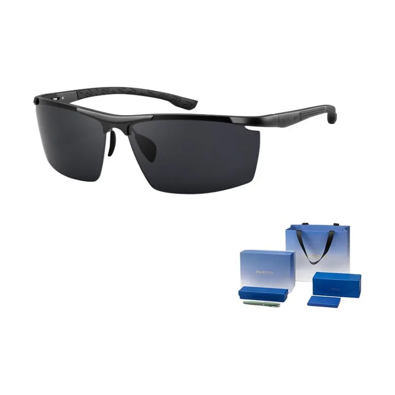 PARZIN Rectangular Sunglasses Men's-5