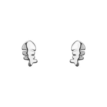 UABA 999 Fine Silver Stud Earrings Women's