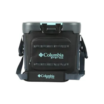 Columbia Waterproof Keep Warm Bag For Travel Storage Unisex Black & Light Cyan