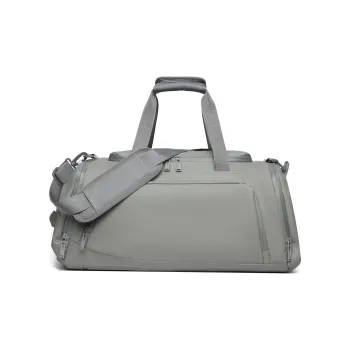 Kewuku Nylon Fabric Gym Bag Tubas Unisex Gray