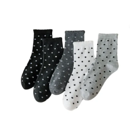 ALPLUME Mid Calf Socks Unisex 5 Pack-18