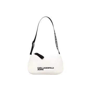 KARL LAGERFELD Polyamide Shoulder Bag Unisex White