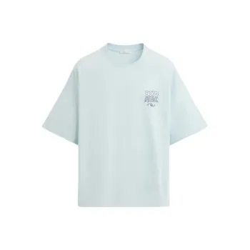 ZARA T Shirts Men Sky Blue