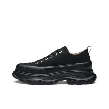 Kappa Back to Back Anti Slip Wear Resistant Low Top Skateboard Shoes Women's Black