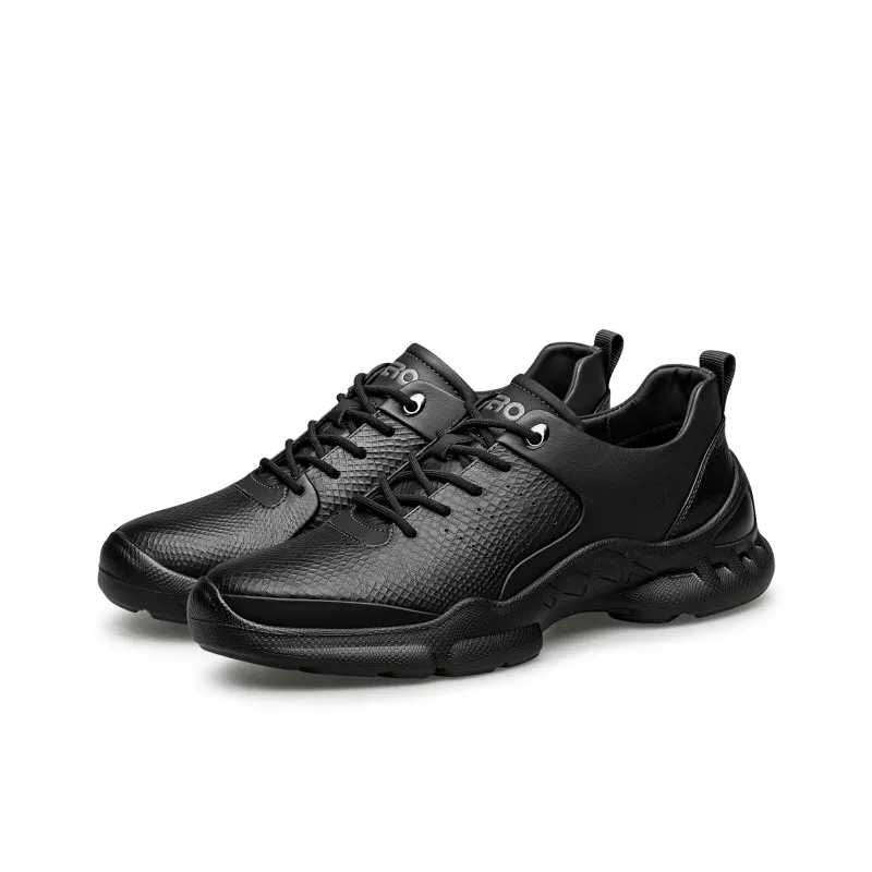 ZRO Shock Absorbers With Abrasion Resistant And Slip Resistant Properties Low Top Casual Shoes Men's Black-2
