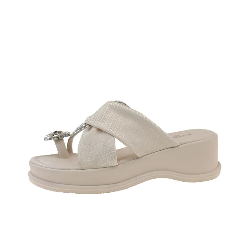 WUJI Slip Resistant Odor Resistant Slide Slippers Women's-4