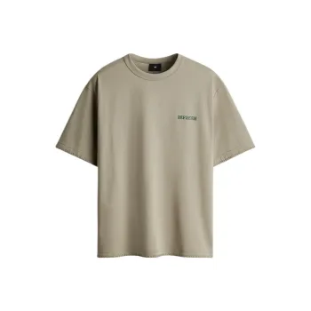 H&M T Shirts Unisex Khaki Green
