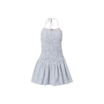 MIMOSA CHUR Slip Dresses Women's Blue