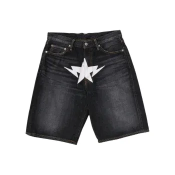 A BATHING APE Denim Shorts Men