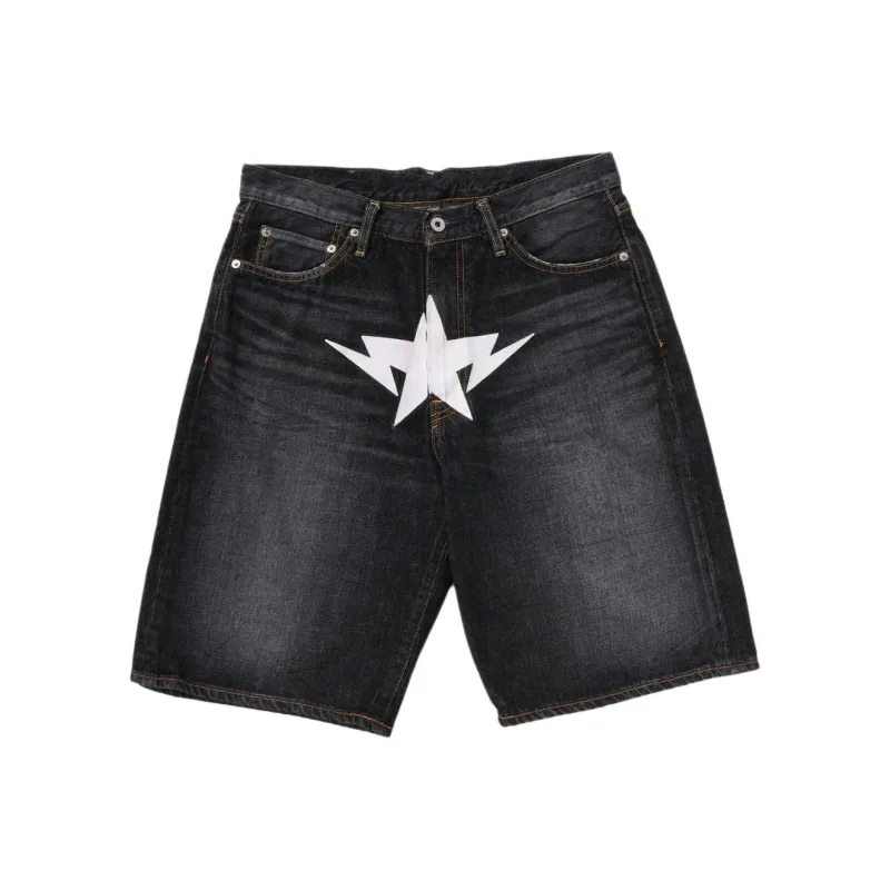 A BATHING APE Denim Shorts Men-2