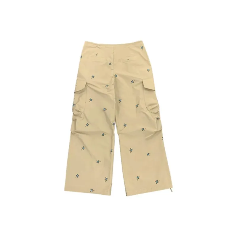 MeiHaoStore Cargo Pants Unisex Khaki-1