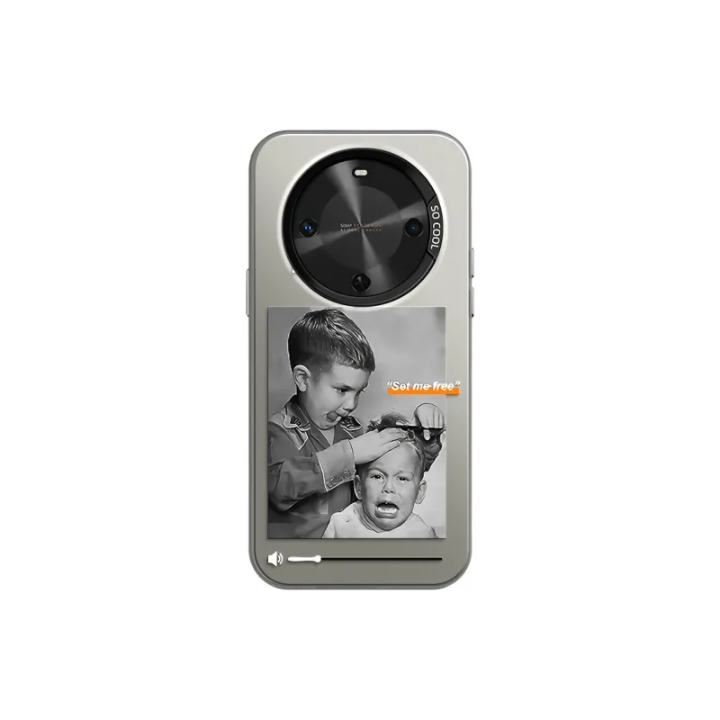 YAOCAI Acrylic Material Haircut Boy H Phone Cases Compatibility With MVMOM 30/20 Trendy And Cool-3