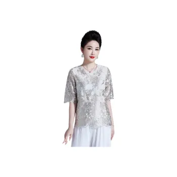 PIERRE CARDIN Chiffon Shirt Women's