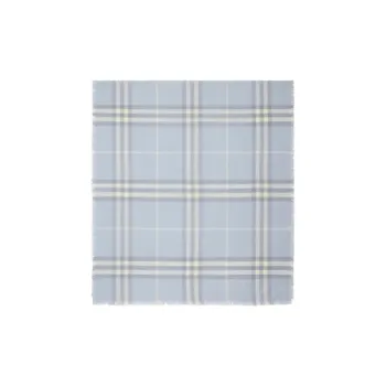 Burberry Wool Knit Scarves Women's Blue