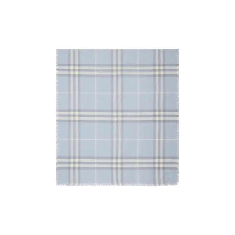 Burberry Checked Wool Scarf-0