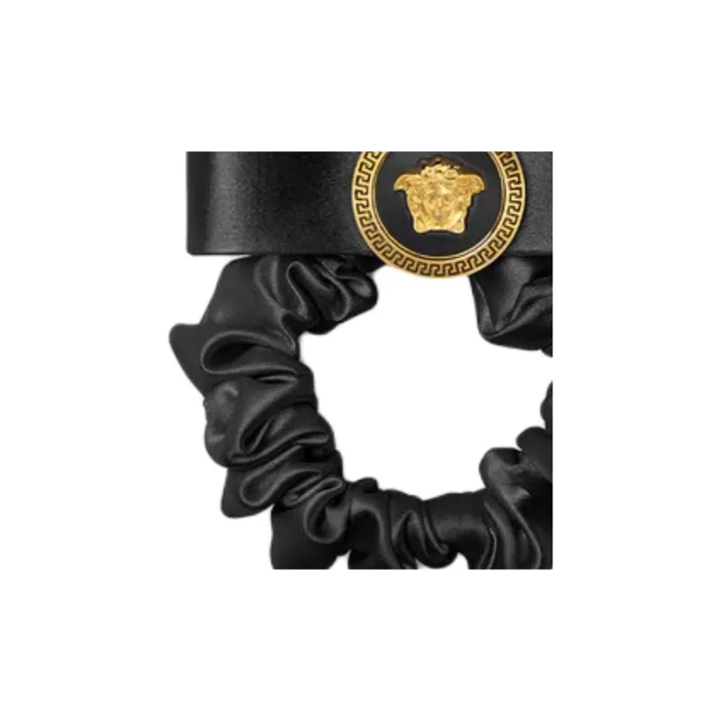 VERSACE Viscose Hair Tie Women's Black-1