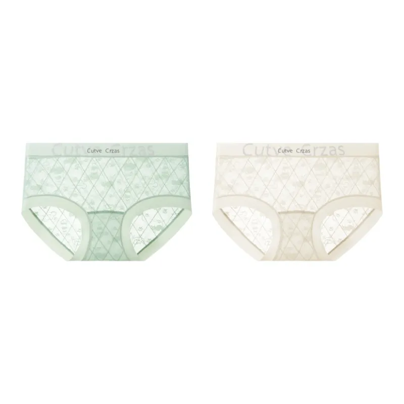 PLANDOO Underpants Women's 2 Pack-12