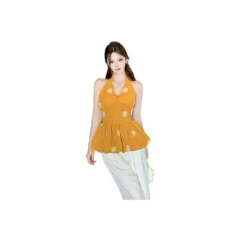 Mu Xiao Xin Camisoles Women's Yellow