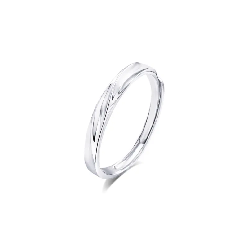 KUMET Sterling Silver Rings Unisex-5