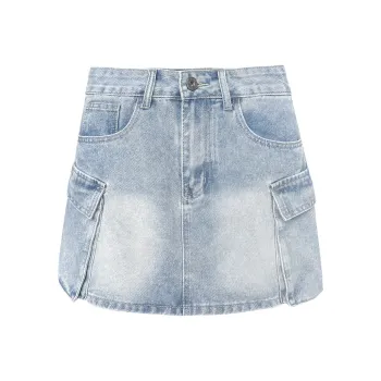 FAR BACK Denim Short Skirts Women's